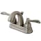 Kingston Brass KB8618NFL 4" Centerset Bathroom Faucet, Brushed Nickel KB8618NFL - alternate 1